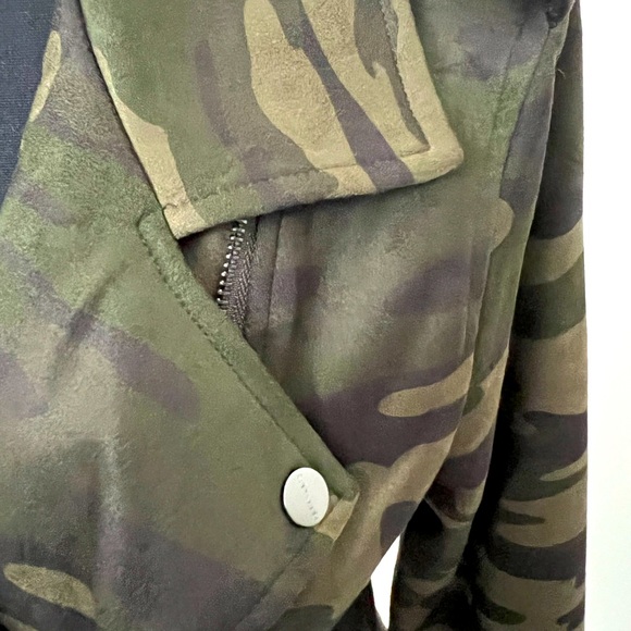 NWT Sanctuary Camouflage Faux Suede Moto Jacket - Picture 10 of 10